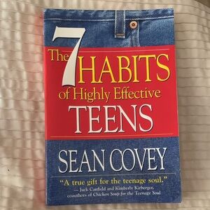 The 7 Habits of Highly Effective Teens by Sean Covey - Red and Blue Cover